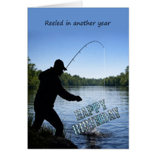Happy Birthday Fisherman Cards