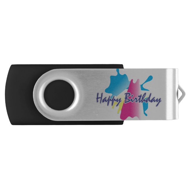 Happy Birthday Flash Drive (Front)
