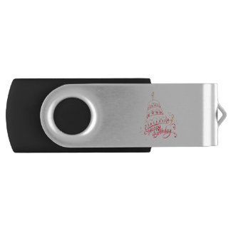 happy birthday flash drive