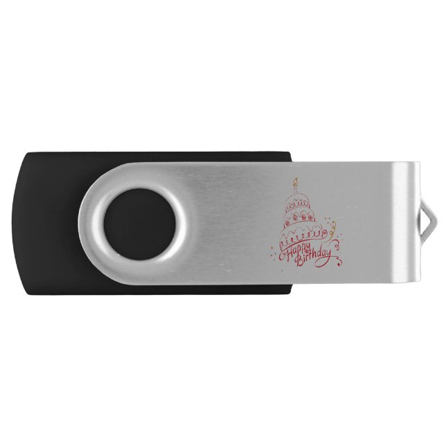 happy birthday flash drive (Front)