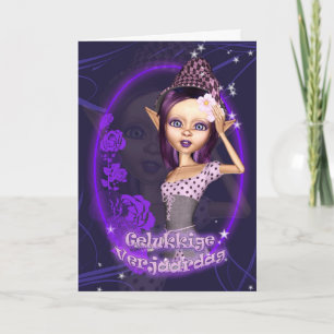 Happy birthday, Flemish - Dutch Birthday Car Card