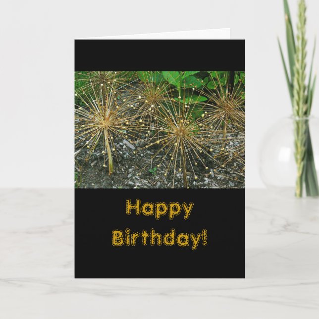 "HAPPY BIRTHDAY/FLORAL/PHOTOG CARD (Front)