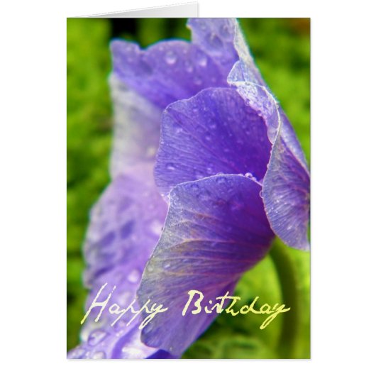Happy Birthday Flower Cards (Front)