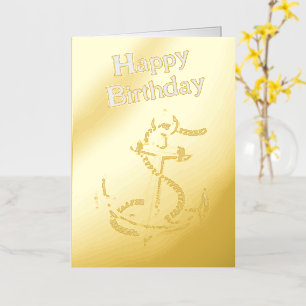 Happy Birthday Foil Greeting Card