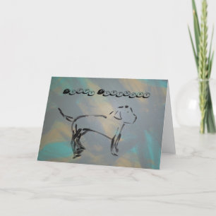 Happy Birthday folded Greeting Card