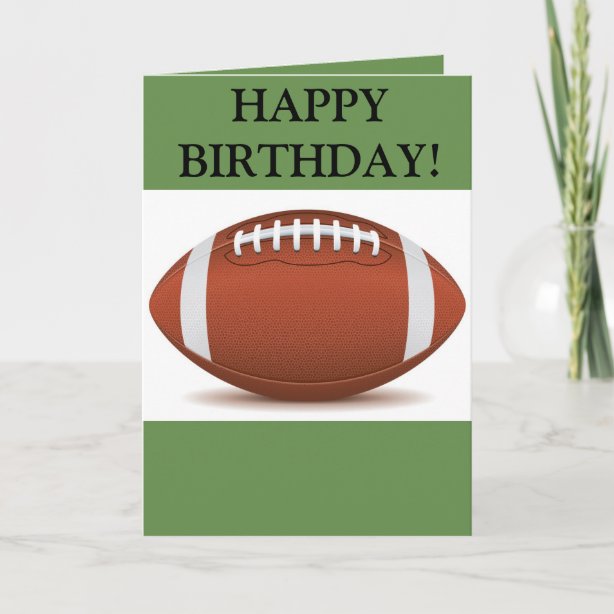 Nfl Birthday Cards Zazzle Nfl Birthday Cards Zazzle
