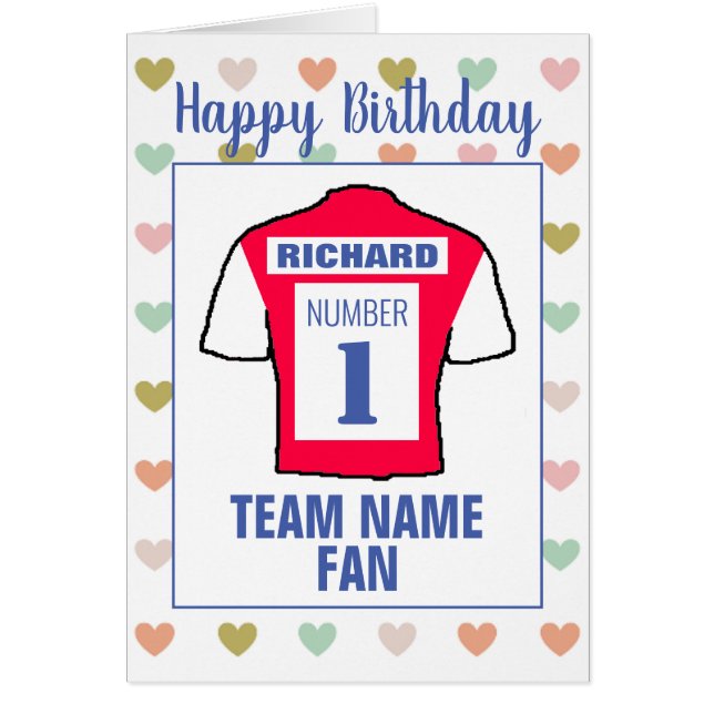 Happy Birthday Football Fan (Front)