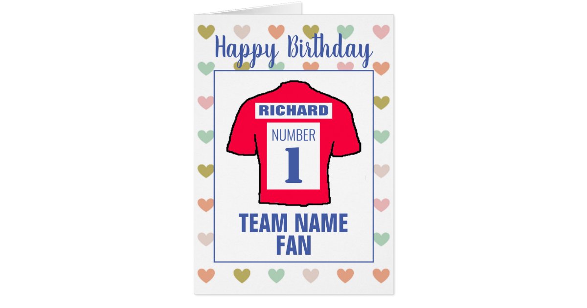 Happy Birthday Football Fan Zazzle