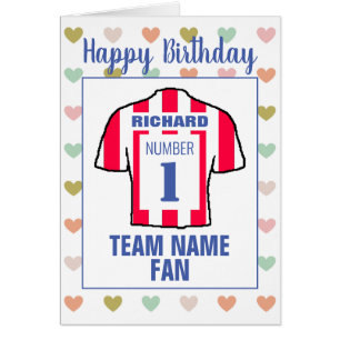 Happy Birthday Football Fan Cards