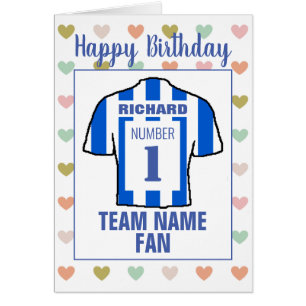 Happy Birthday Football Fan Cards
