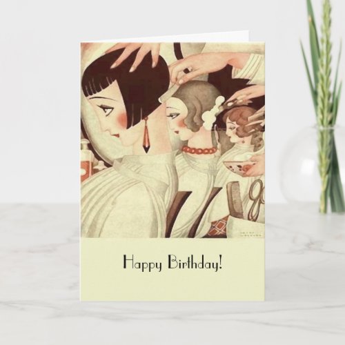 Happy Birthday for a Hair Stylist Card