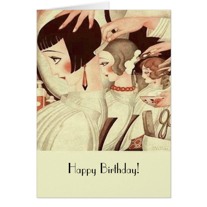 Happy Birthday for a Hair Stylist Card | Zazzle