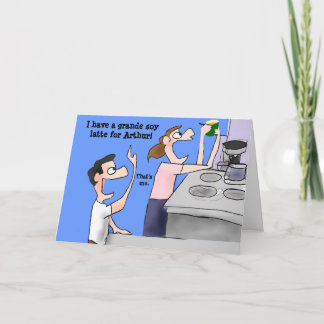 Happy Birthday for Husband Coffee Mug Card