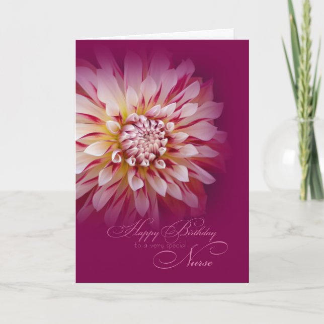 Happy Birthday for Nurse Card / Female Nurse (Front)