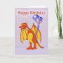 Happy Birthday for One Year Old, Cartoon Dragon Card