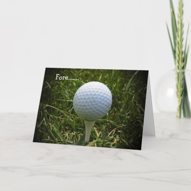 Happy Birthday for the Lady Golfers! Card (Front)
