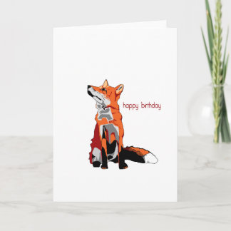Happy birthday Foxy Card