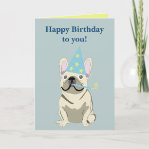 Happy birthday! French Bulldog Card
