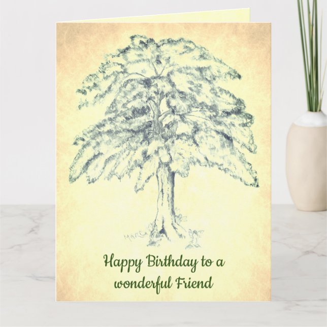 Happy Birthday Friend Card (Front)