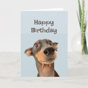 Happy Birthday Friend Funny Dog Grumpy Old Man Card