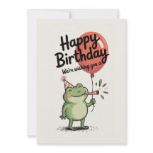 Happy Birthday Frog Party