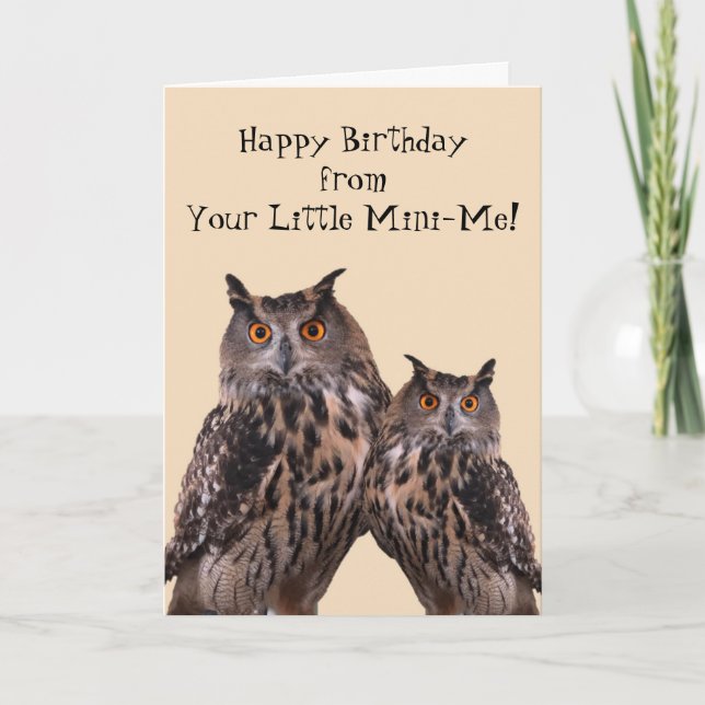 Happy Birthday from a Child Card (Front)