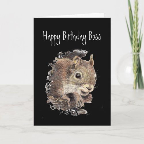 Happy BirthdayFrom all us assorted Nuts _Squirrel Card