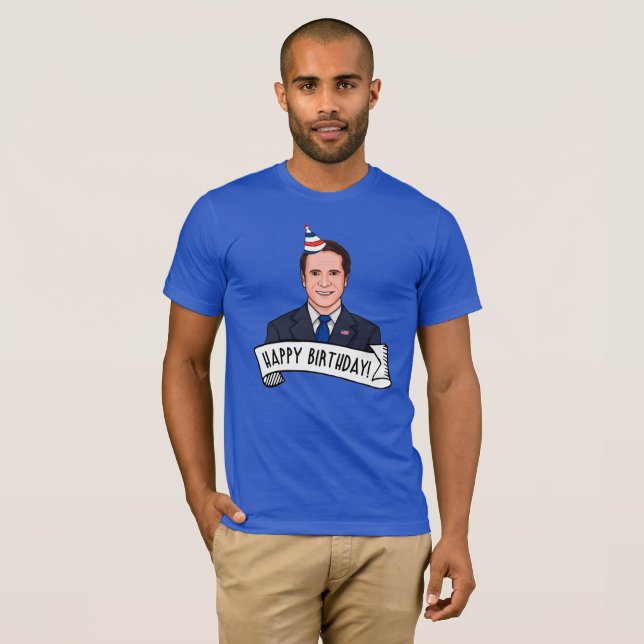 Happy Birthday From Andrew Cuomo T-Shirt (Front Full)