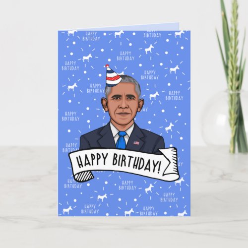 Happy Birthday From Barack Obama Card