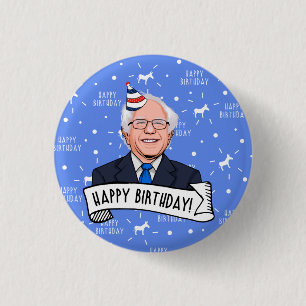 Happy Birthday From Bernie Sanders Button