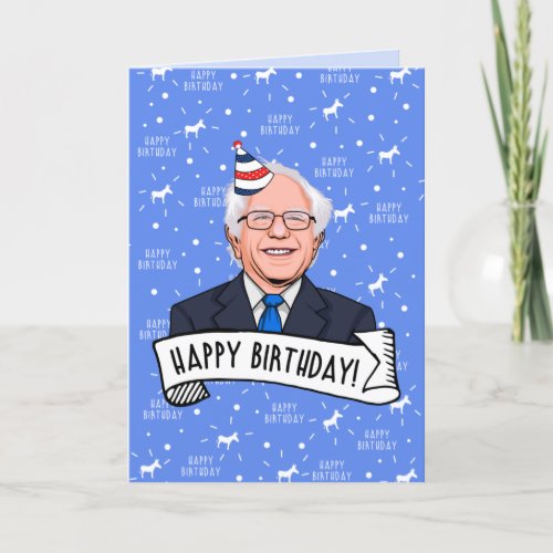 Happy Birthday From Bernie Sanders Card