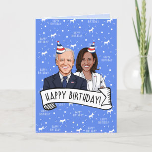Happy Birthday from Biden Harris Card