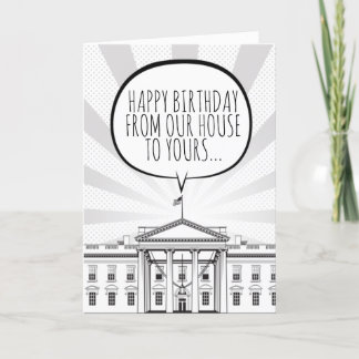 Happy Birthday from Biden Harris White House Card