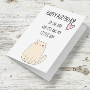 funny cat birthday cards