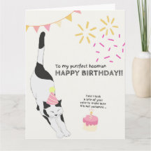 Happy Birthday From Cat to Purrfect Hooman