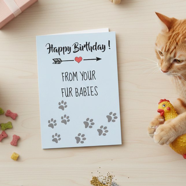 Happy Birthday from Dogs Cats Pets Multiple Card (Creator Uploaded)