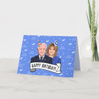 Happy Birthday From Joe and Jill Biden Thank You Card