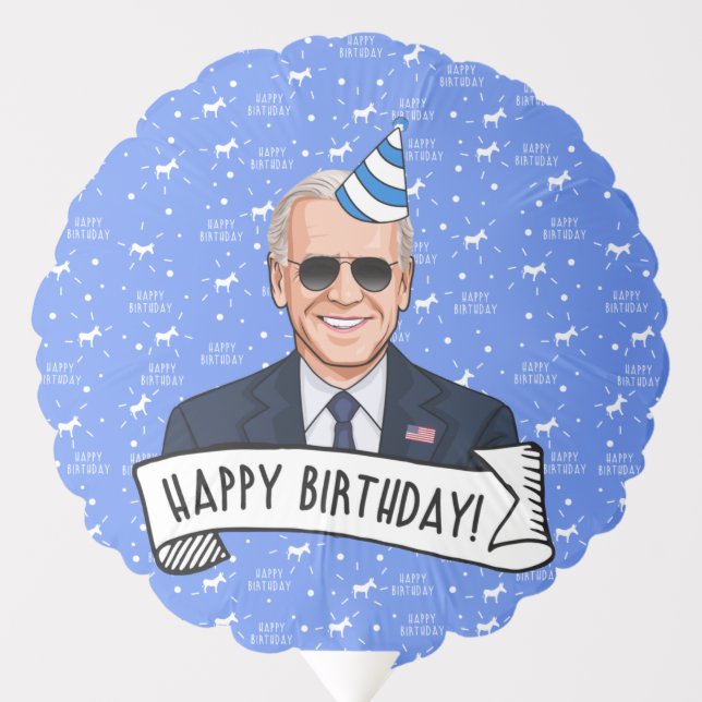 Happy Birthday From Joe Biden Balloon (Front)