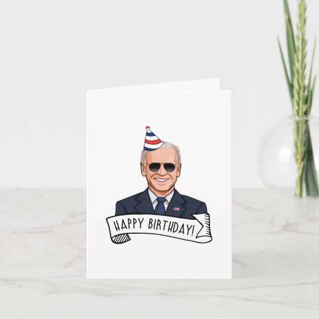 Happy Birthday from Joe Biden Card (Front)