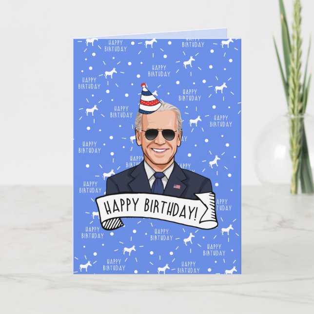 Happy Birthday from Joe Biden Card (Front)