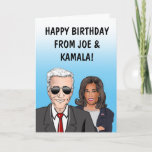 Happy Birthday From Joe &amp; Kamala Card