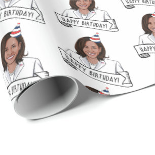 Happy Birthday from Kamala Harris Wrapping Paper