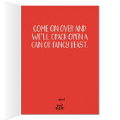 “Happy Birthday from Me and the Cat” Card (Inside (Right))