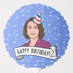 Happy Birthday From Nancy Pelosi Balloon