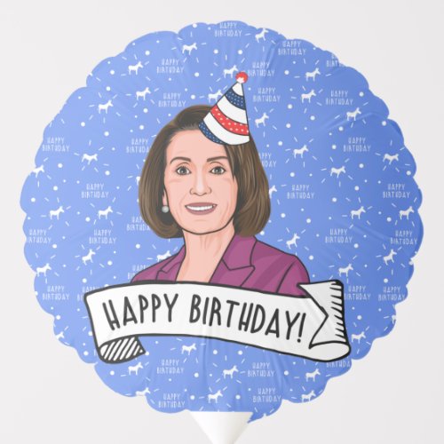 Happy Birthday From Nancy Pelosi Balloon