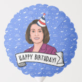 Happy Birthday From Nancy Pelosi Balloon (Back)