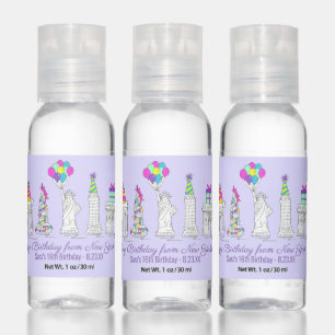 Happy Birthday from New York City NYC Landmarks Hand Sanitizer