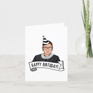 Happy Birthday From Ruth Bader Ginsburg Card