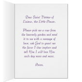 Happy Birthday from St. Thérèse of Lisieux Cards (Inside (Right))