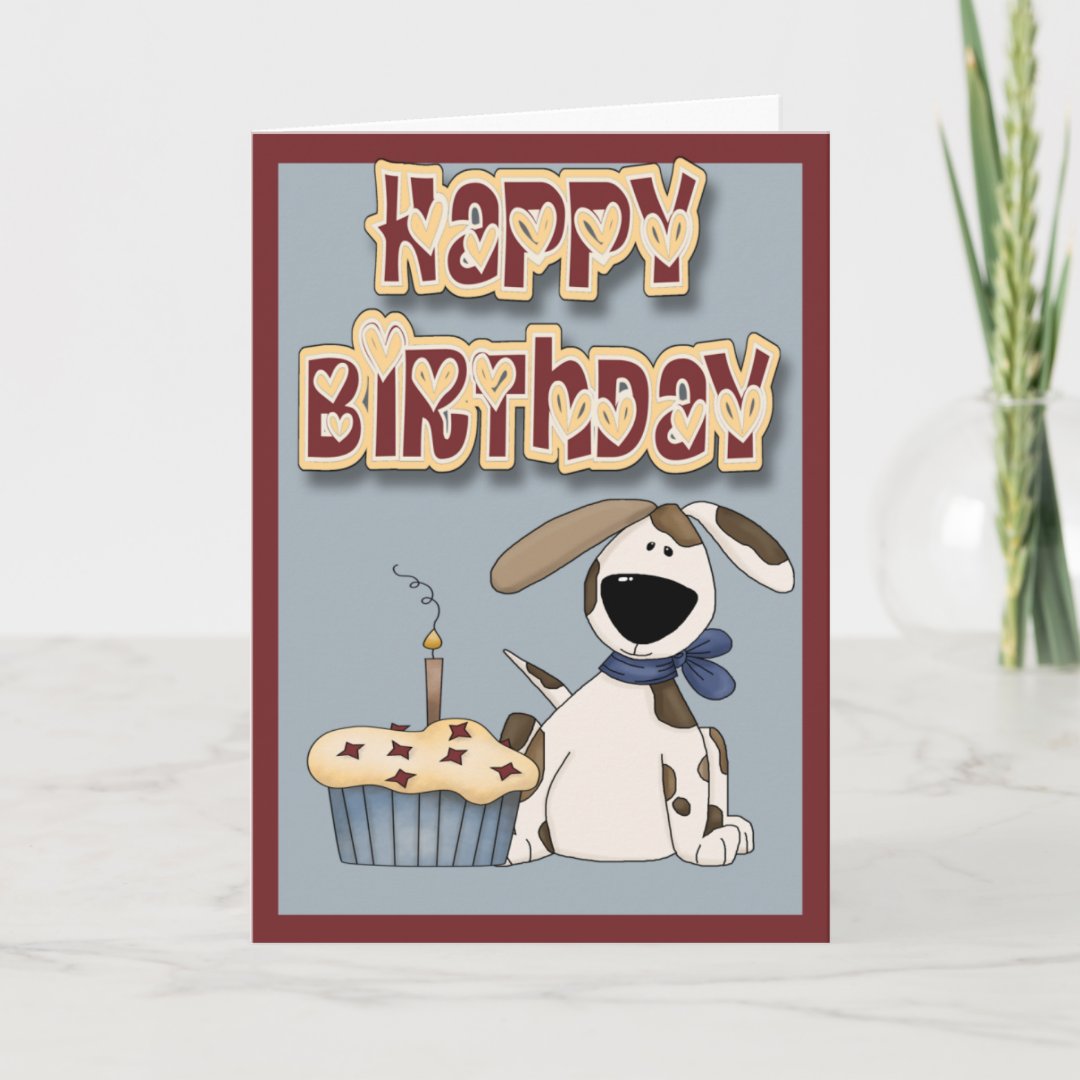 Happy Birthday From The Dog Card | Zazzle